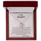 To My Daughter Love Knot Necklace