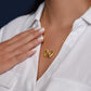 To my sexy wife, two heart pendant