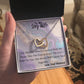 To my sexy wife, two heart pendant