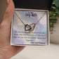 To my sexy wife, two heart pendant