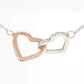 To my sexy wife, two heart pendant