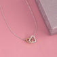 To my sexy wife, two heart pendant