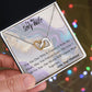 To my sexy wife, two heart pendant